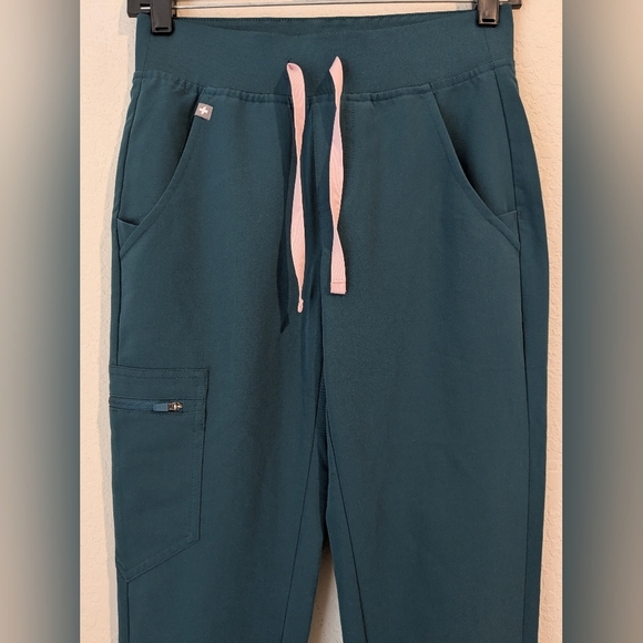 FIGS BUNDLE Caribbean Blue And Graphite FIONx Zamora Jogger Scrub Pants XXS - Picture 12 of 14